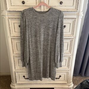 Lucky Brand Heather Gray Knit Pullover